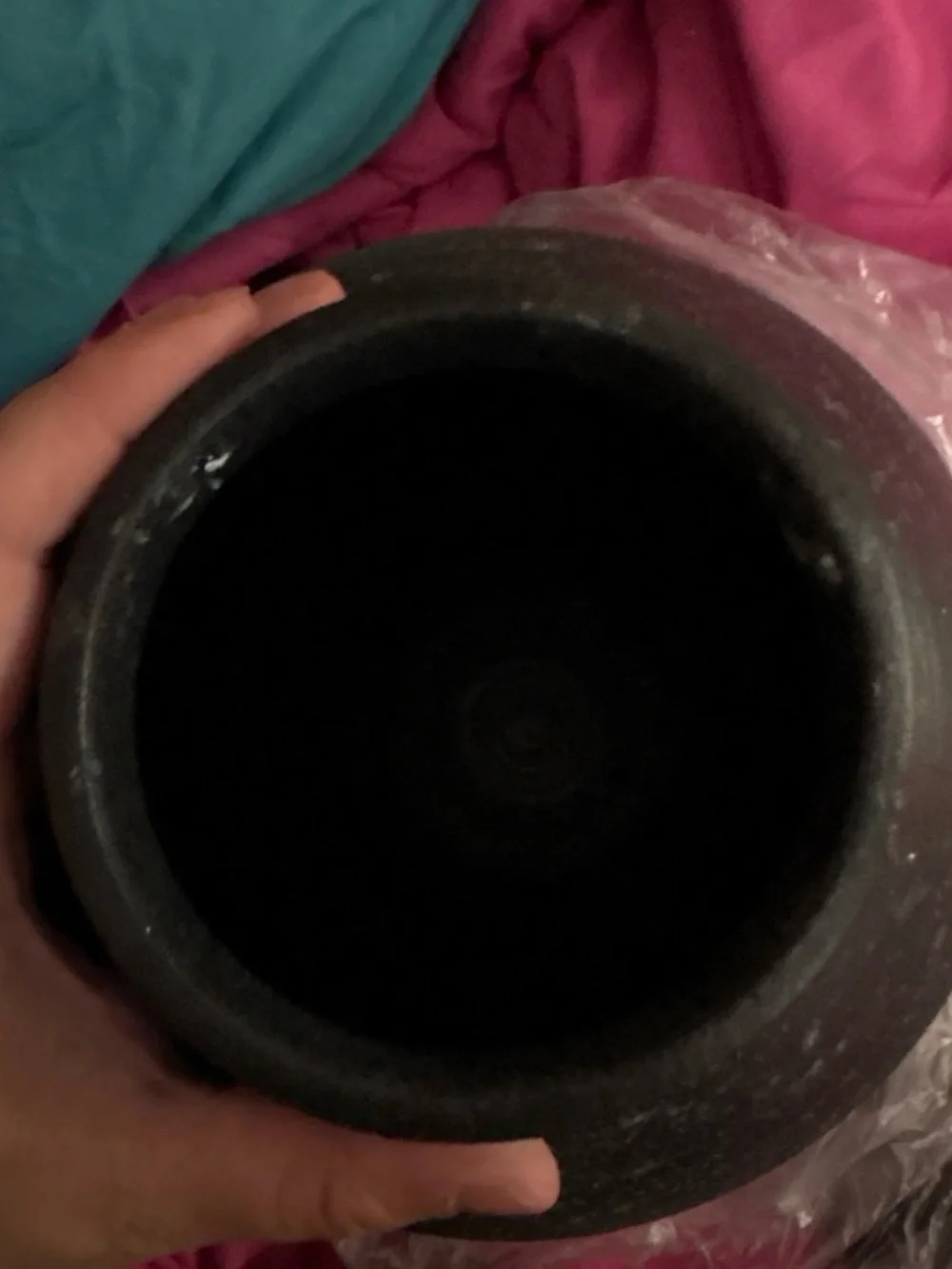 Decorative Black Ceramic Vase - Home Accents